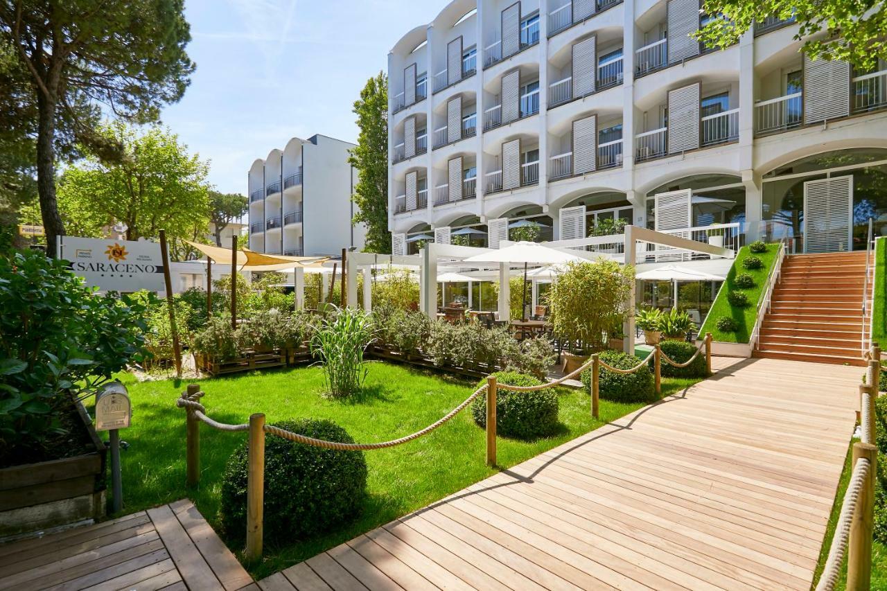 Hotel Saraceno Resort With Private Beach Milano Marittima Kültér fotó